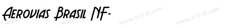 Aerovias Brasil NF字体转换